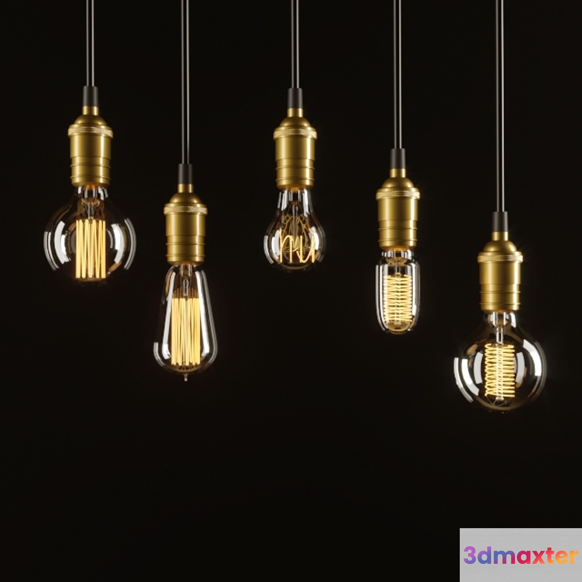 edison light 3D Max