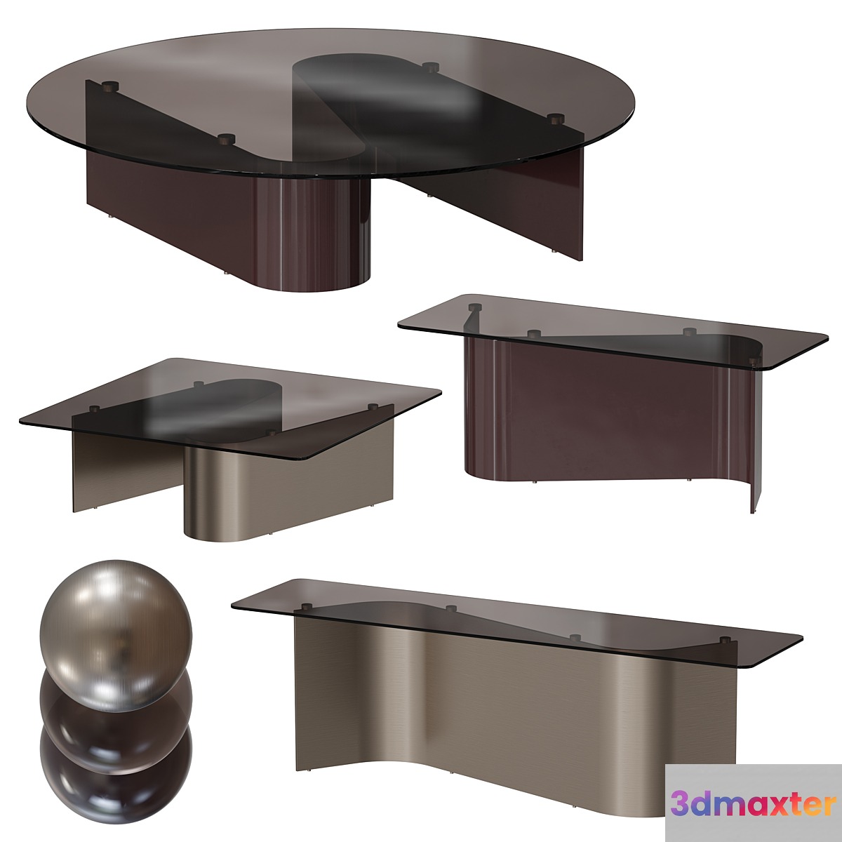 Minotti _ Bender Tables Set 1 - No.5