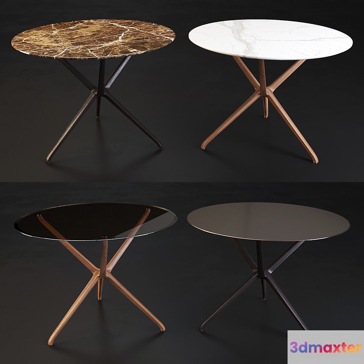 Ceccotti Collezioni: Coffee Table - Croix de Bois H53 3D Max