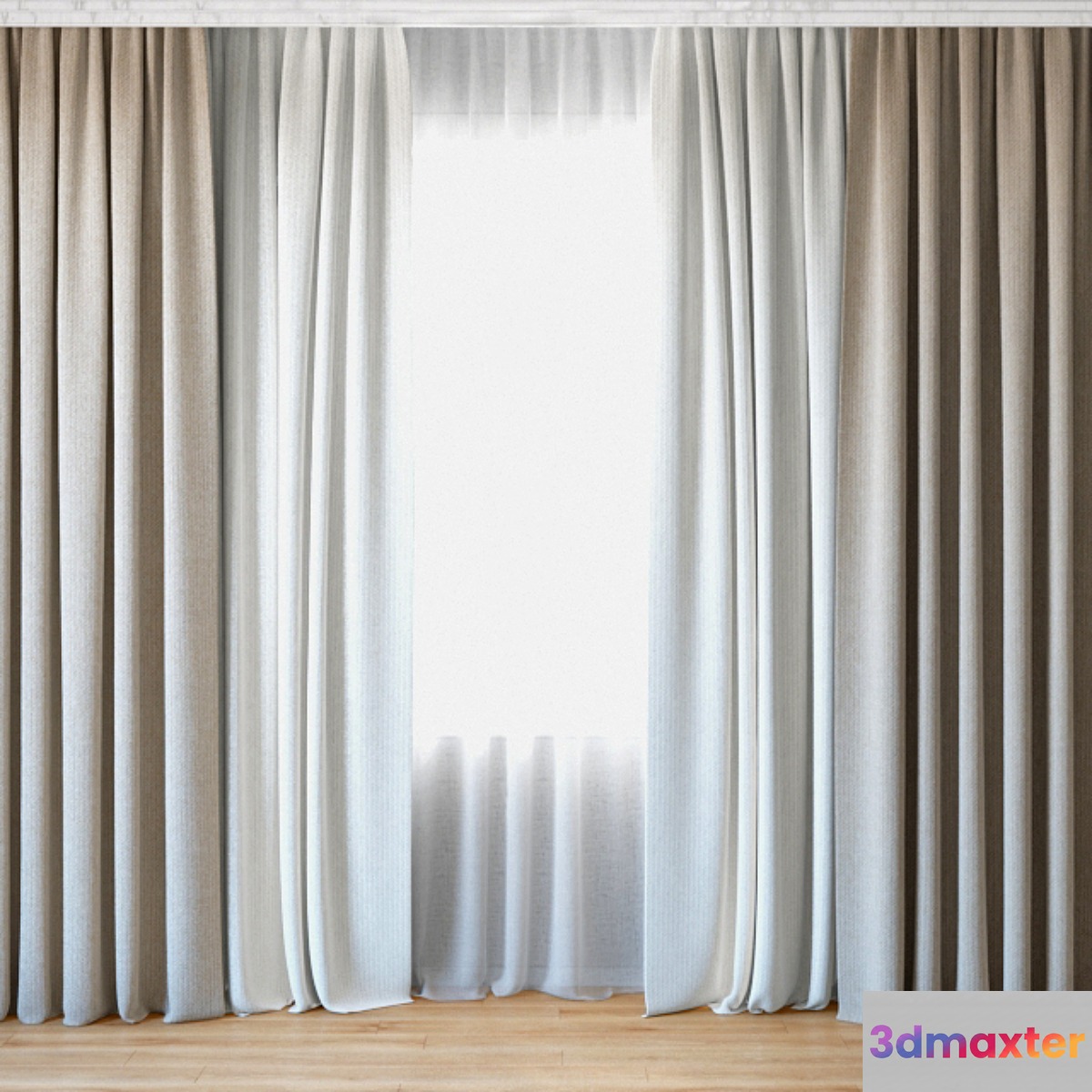 Curtains 46 | Curtains with tulle
