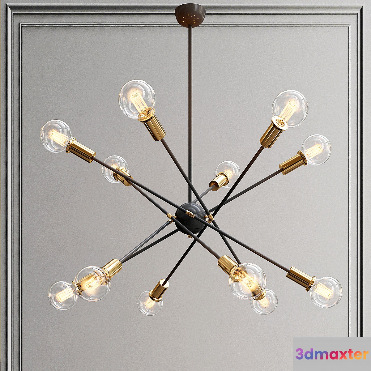 Creative Iran Chandelier 3D Max