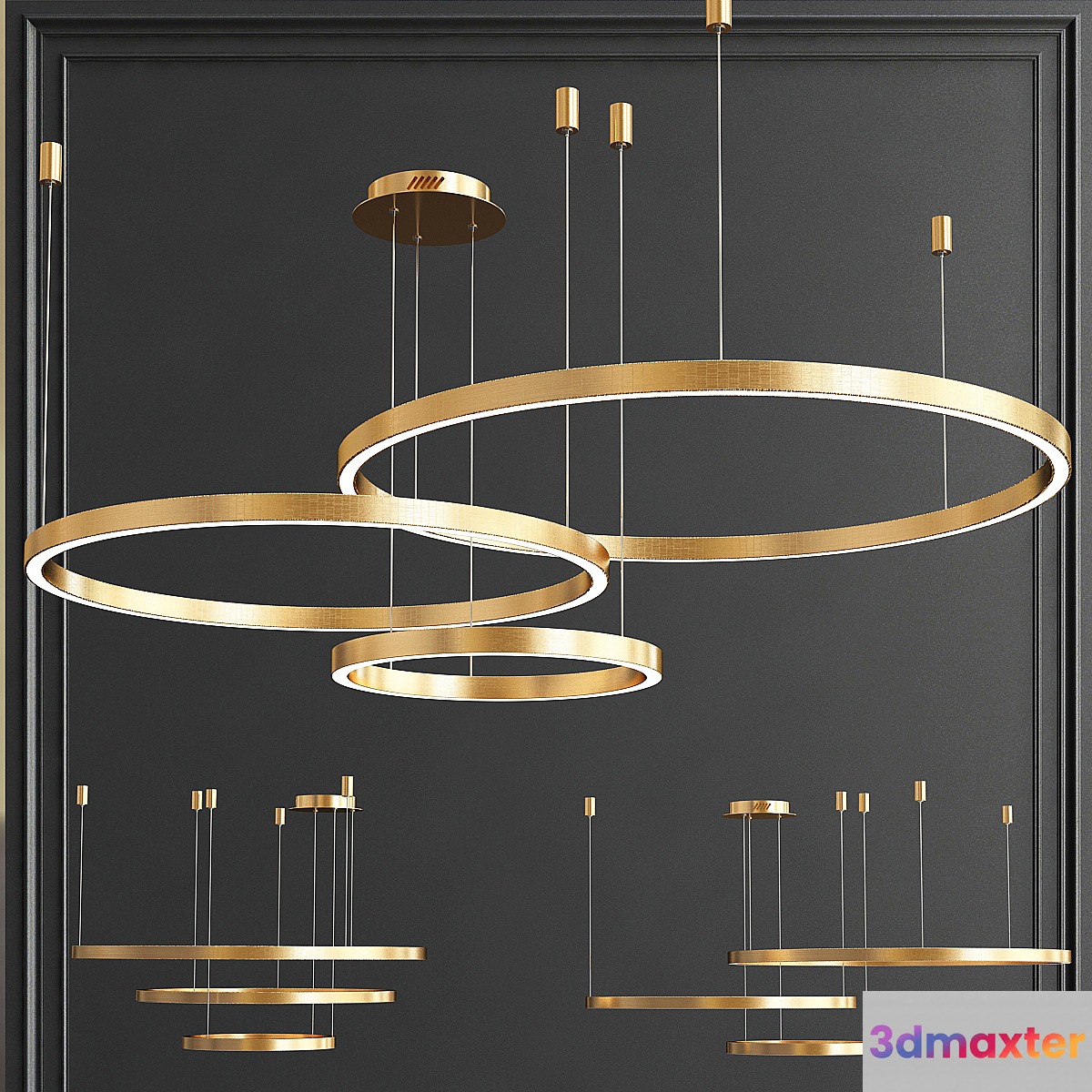 Cruise ring chandelier