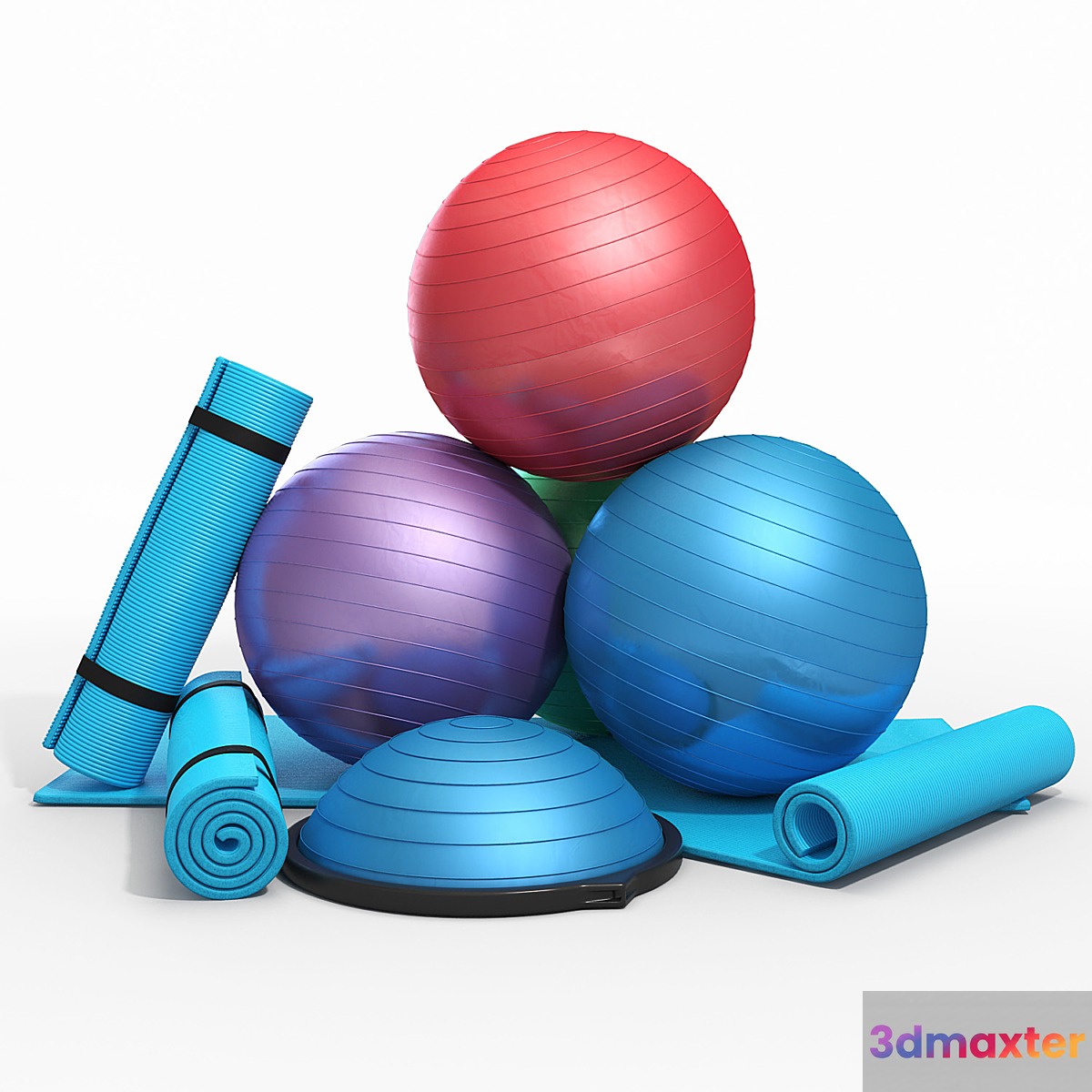 Fitness kit 3D Max