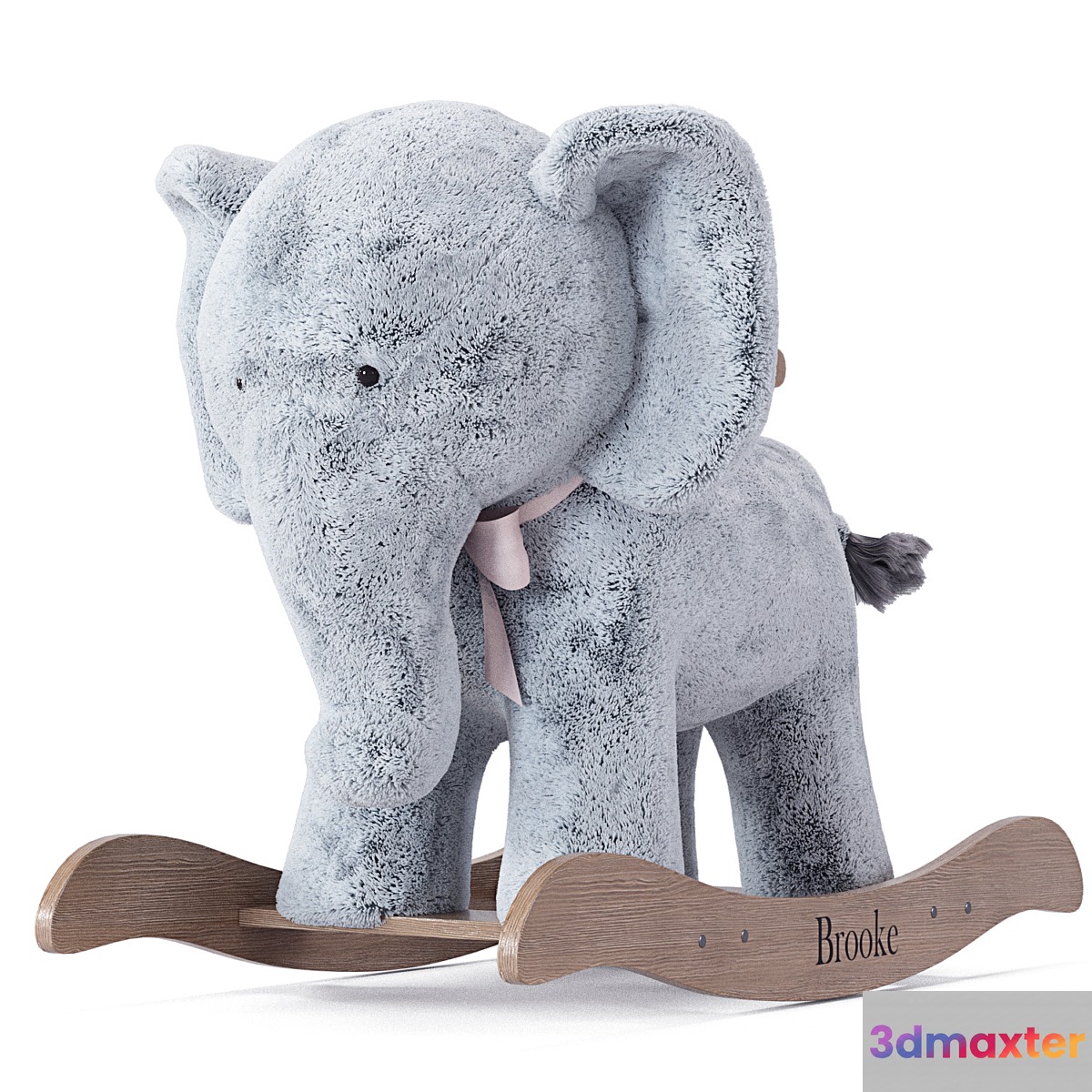 Rocking Toy Pottery Barn Kids Elephant Plush Rocker 3D Max