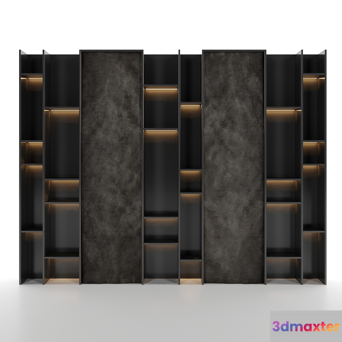 Stone shelf unite 3D Max