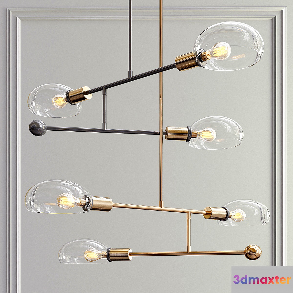 Tangle Pendant 3 Lights 3D Max