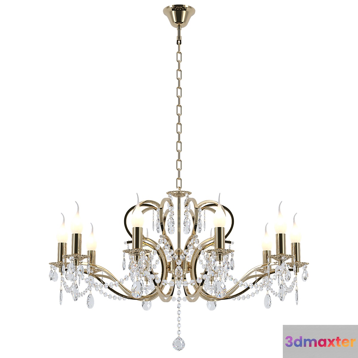 Chandelier Pisani E 1.1.10.601 G 3D Max
