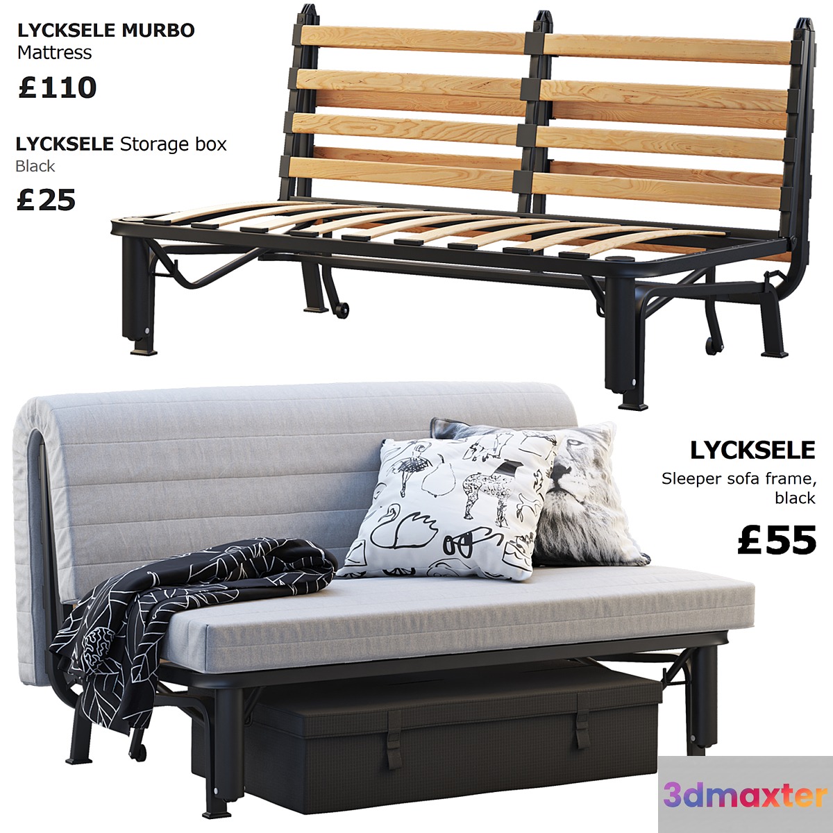 Ikea lycksele 4 3D Max