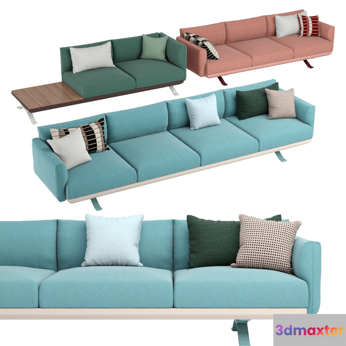kettal boma sofa 3D Max