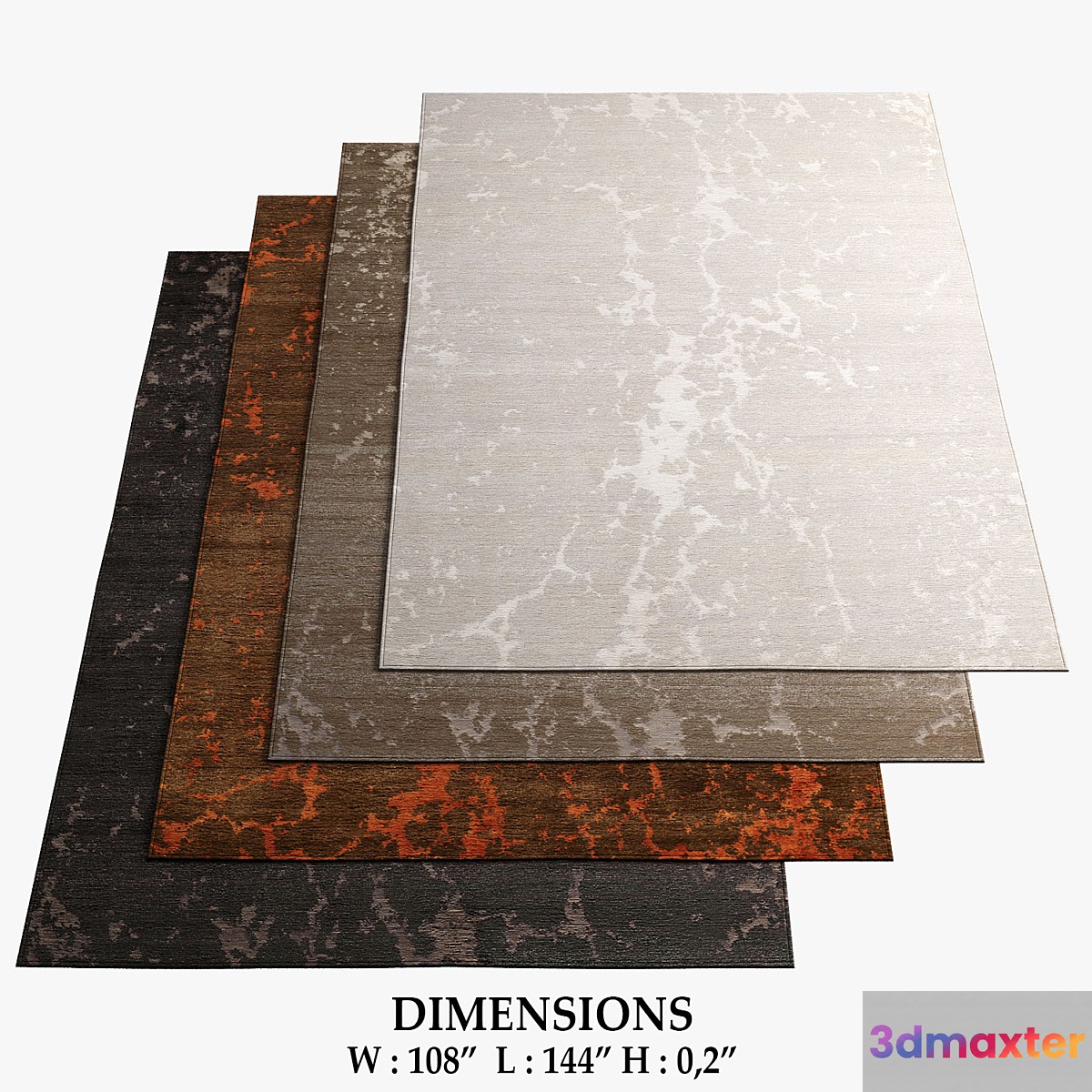 Toulemonde Bochart Rugs_437 3D Max