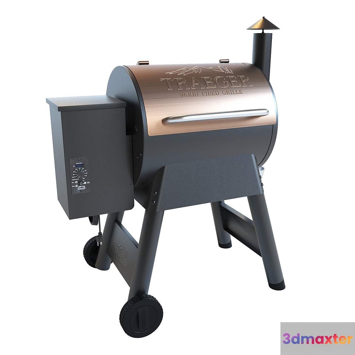 Traeger Outdoor Barbecue Grill - Pro Series 22 3D Max