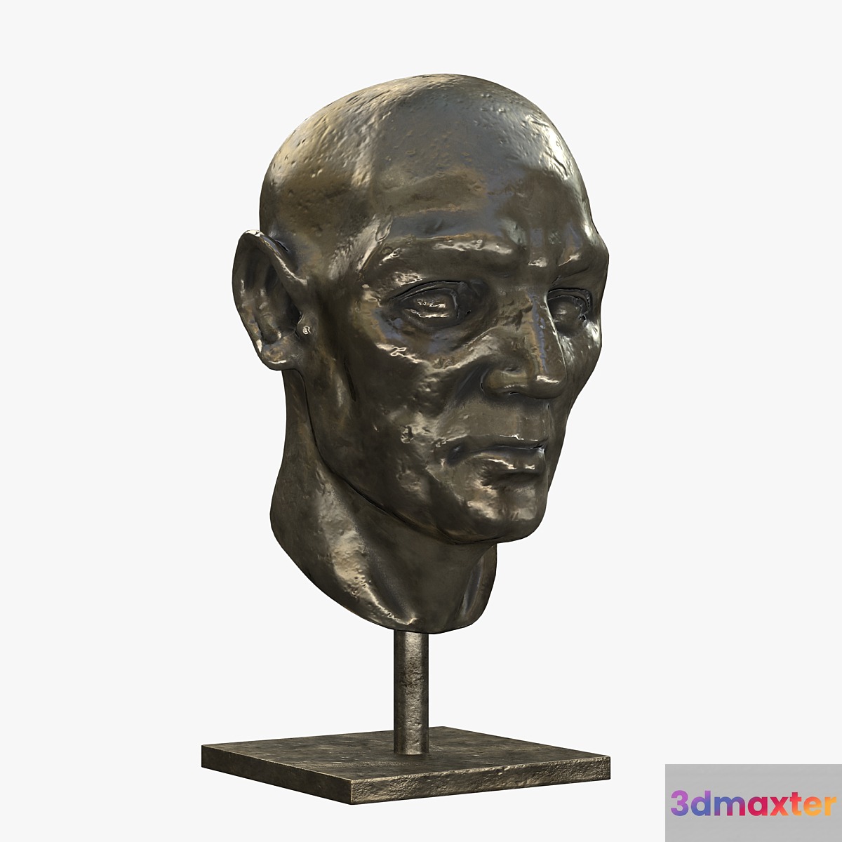 Sculpture - male head 3D Max