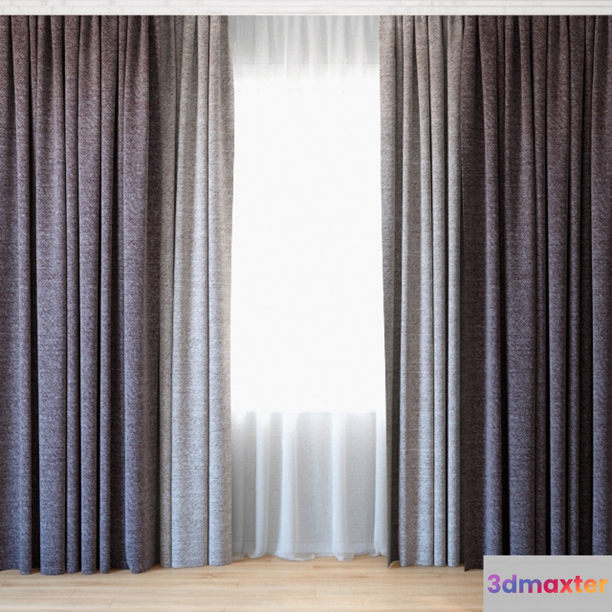 Curtains 60 | Curtains with tulle