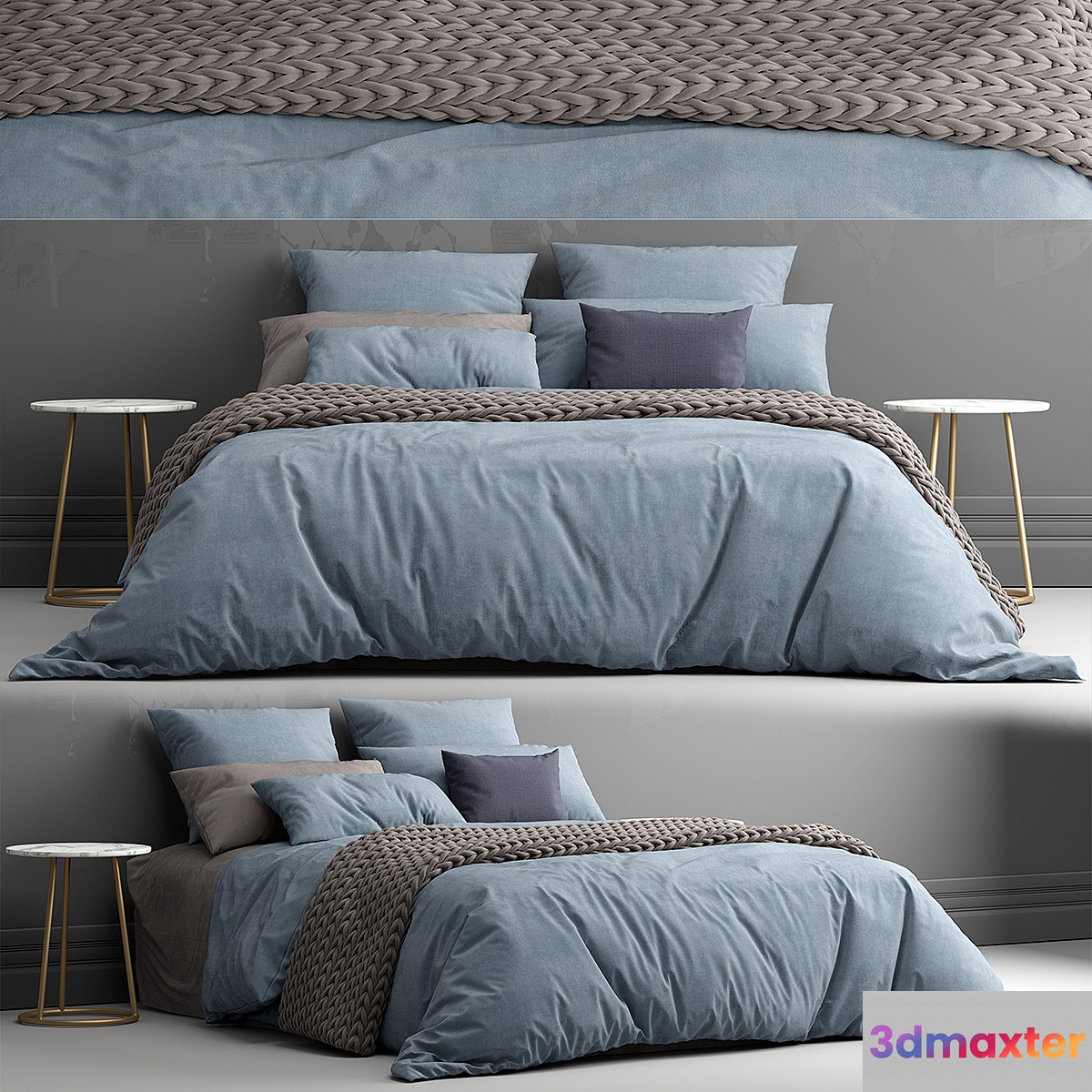 Bed from bedding adairs australia 3D Max
