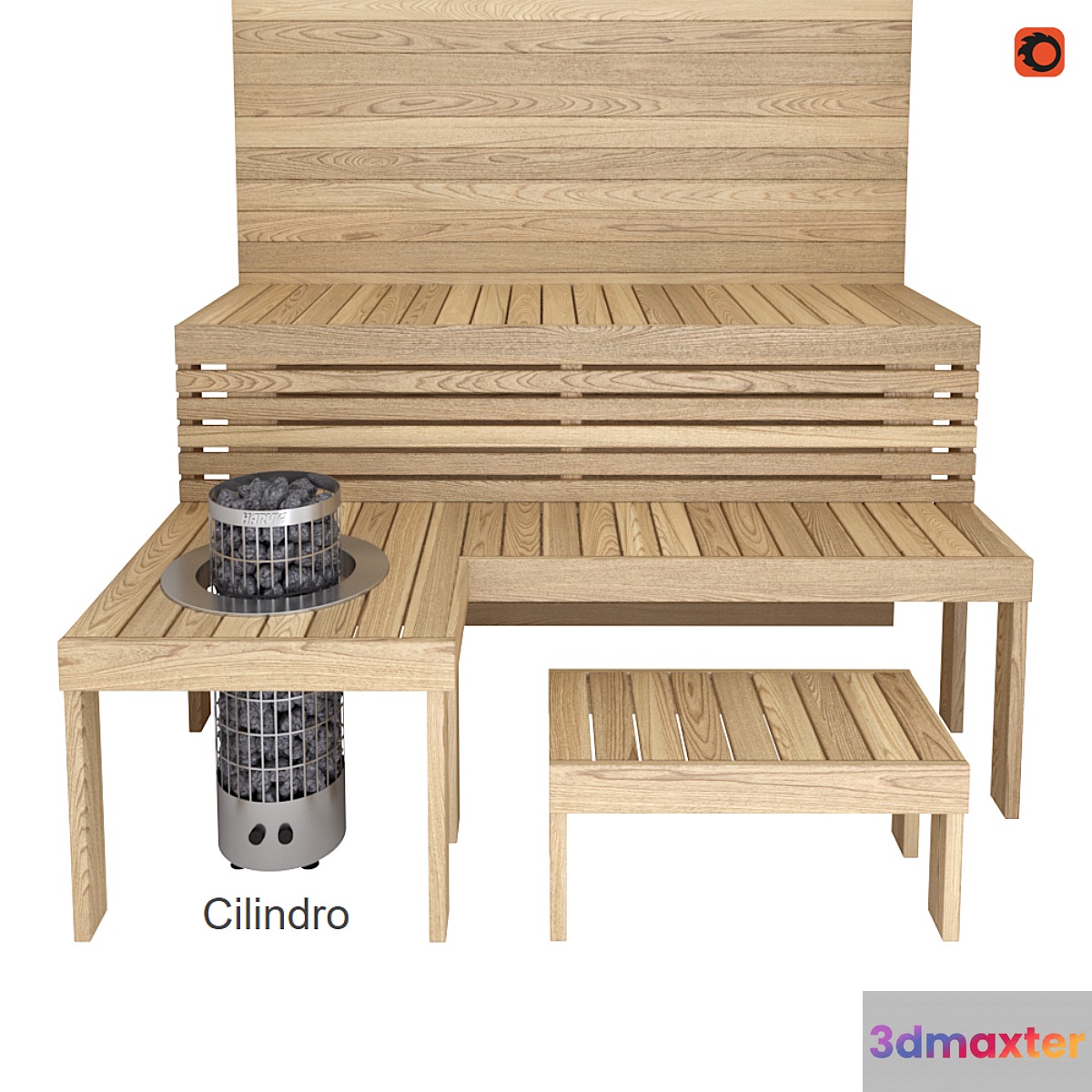 Finnish Sauna 3D Max