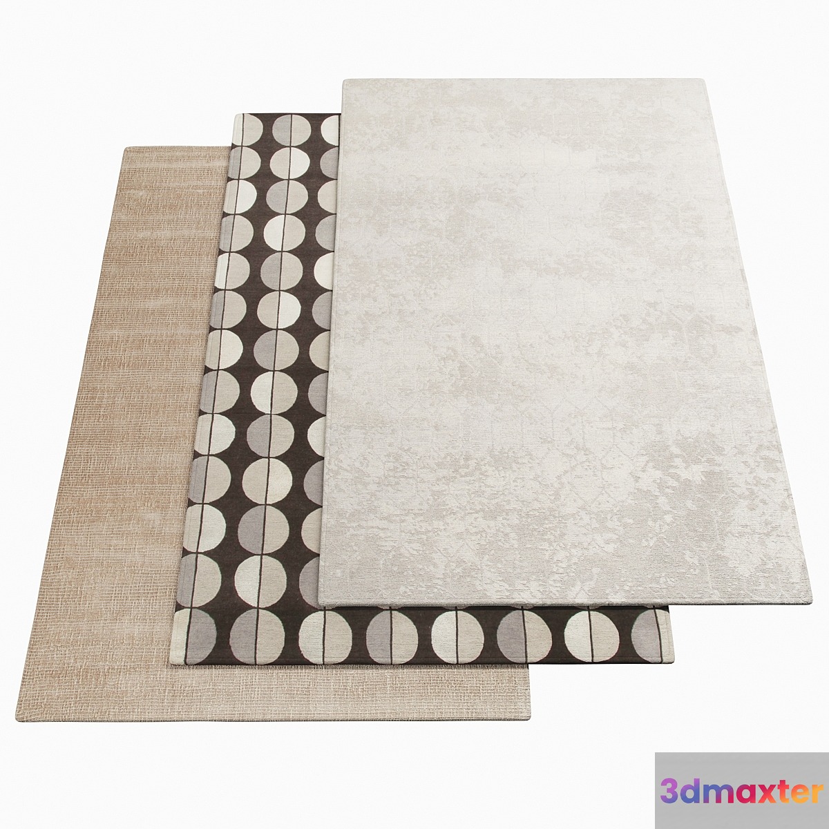 Three carpets AMINI_5 3D Max
