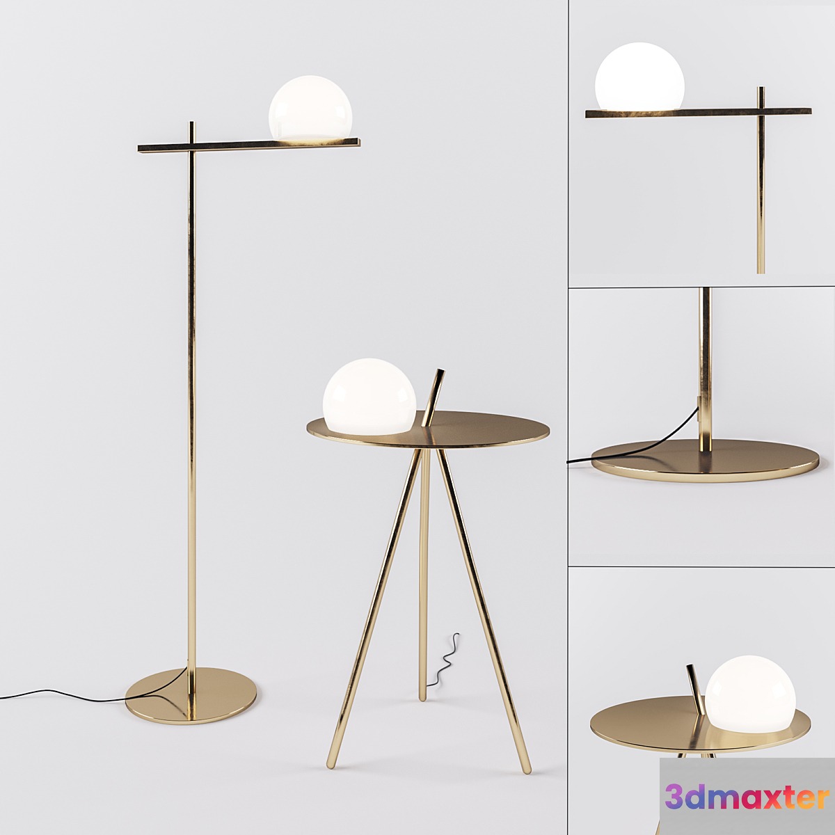 Circ Estiluz Floorlamp 3D Max
