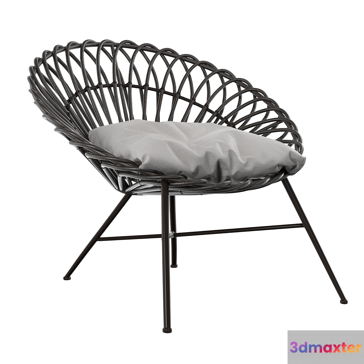 Zinnia Occasional Chair 3D Max