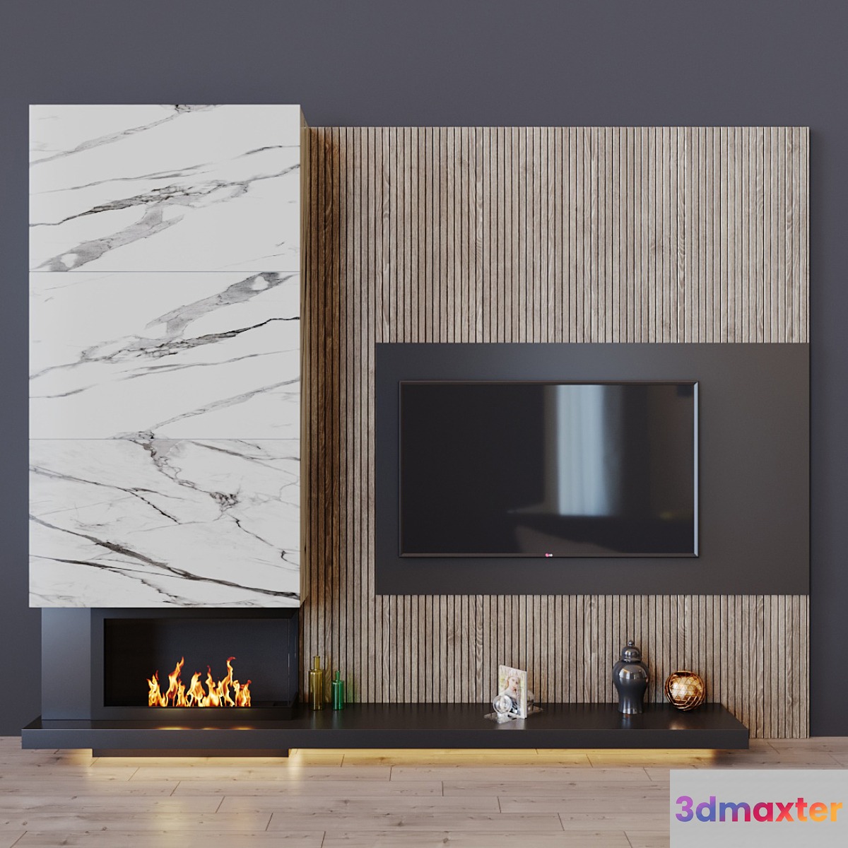 tv set 13 3D Max