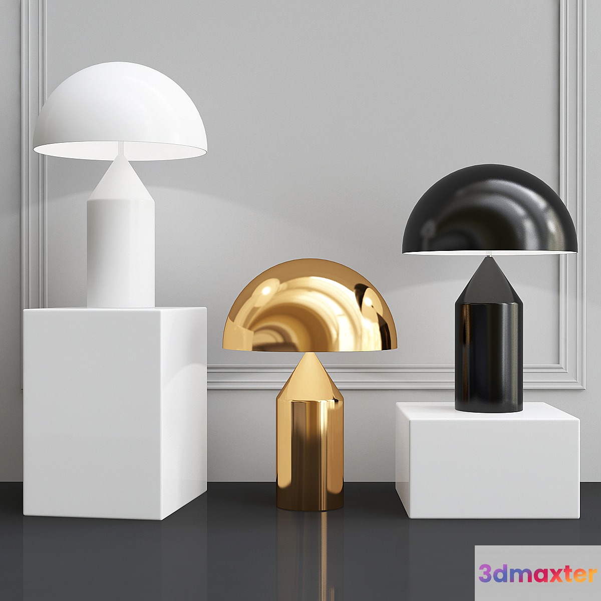 Atollo Table Lamp 3D Max