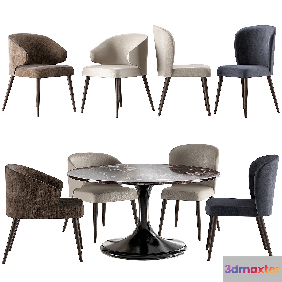 Minotti neto 3D Max