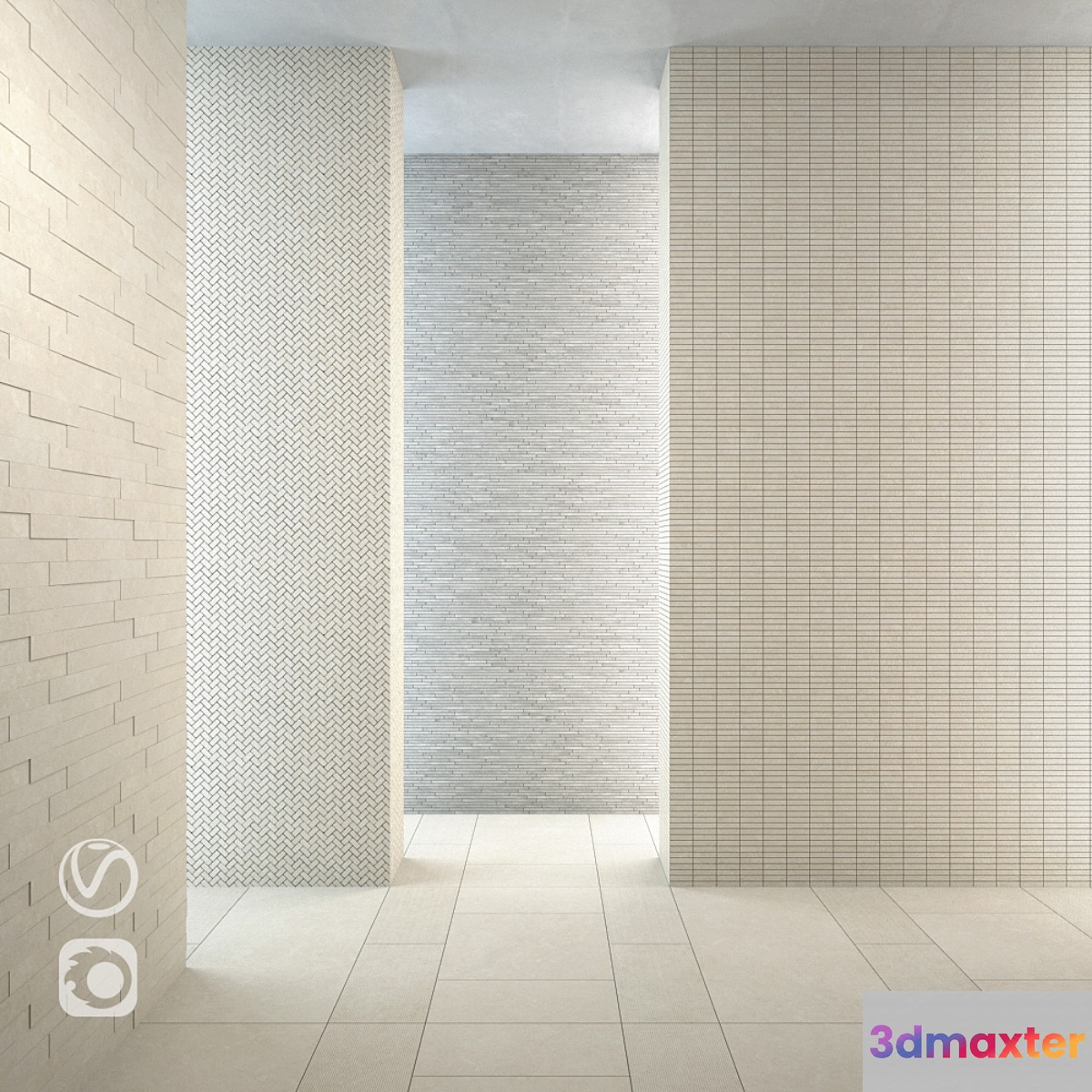 Italon Genesis Moon White 3D Max