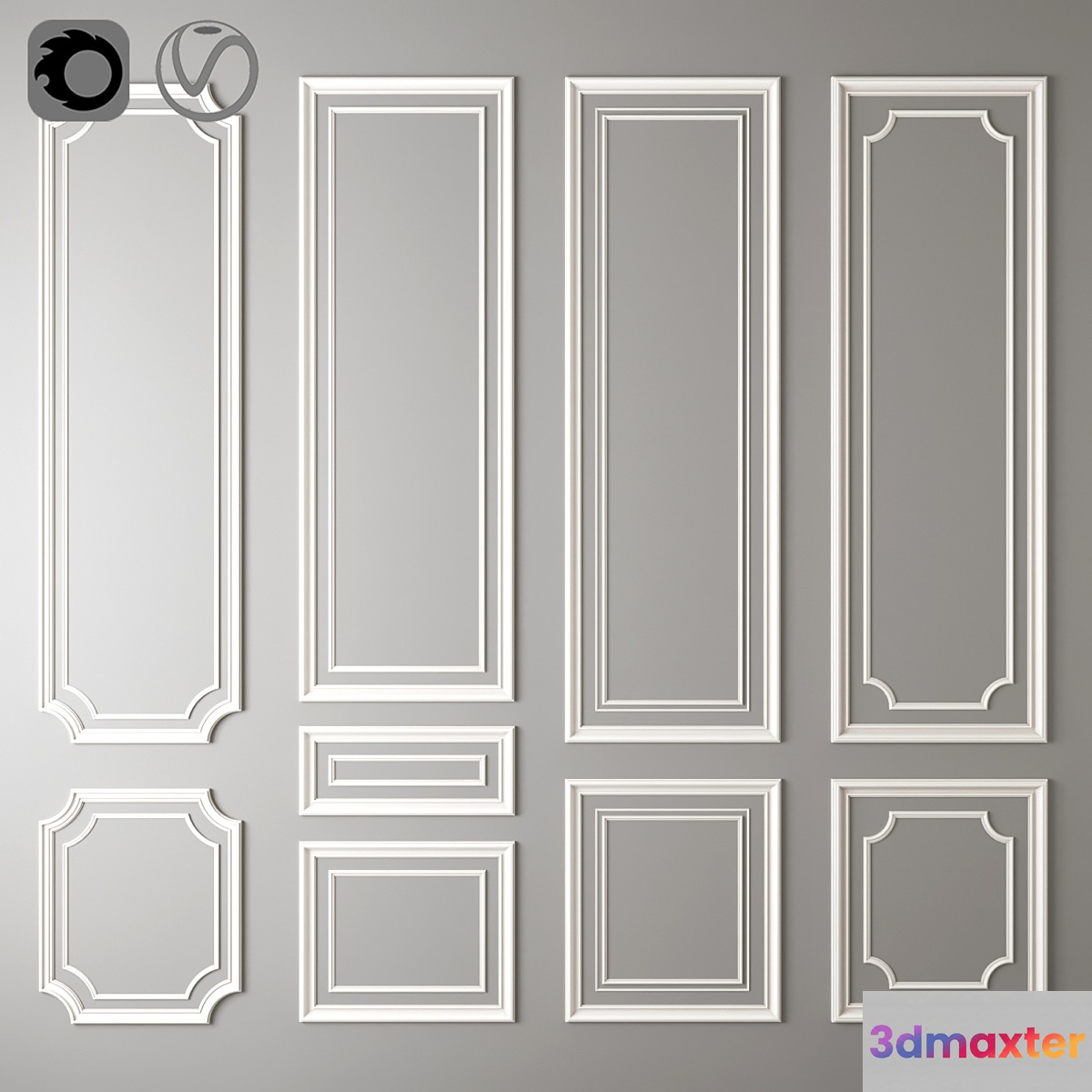 Decorative molding_09 3D Max