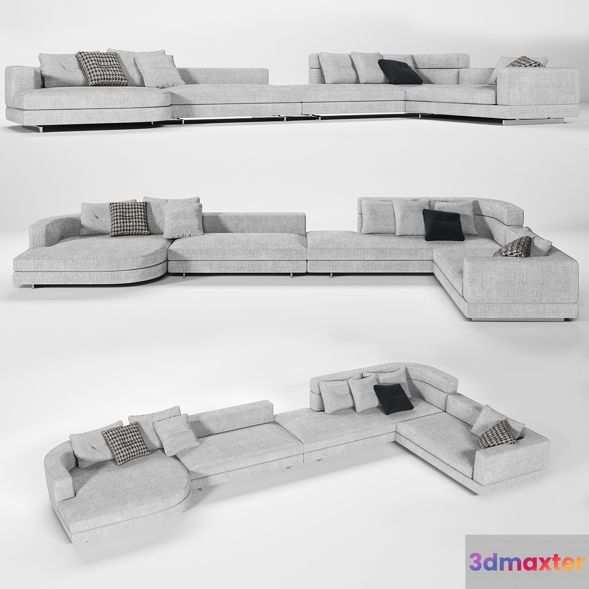 Akexander Sofa 3D Max