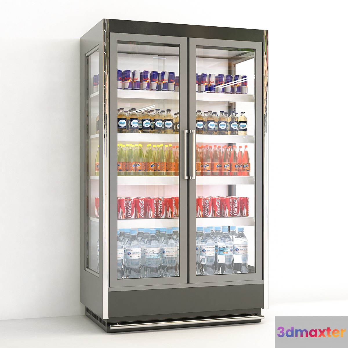 Beverage Fridge 3D Max