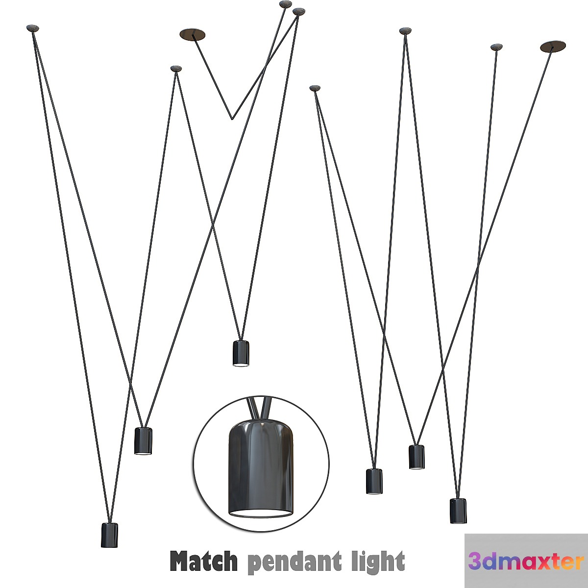 Vibia Double Match Pendant Light