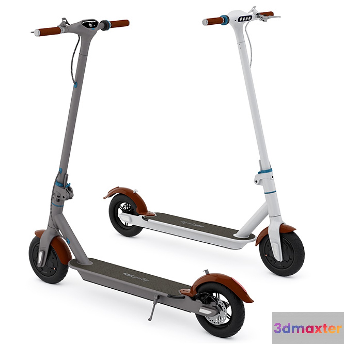 Electric Scooter 3D Max