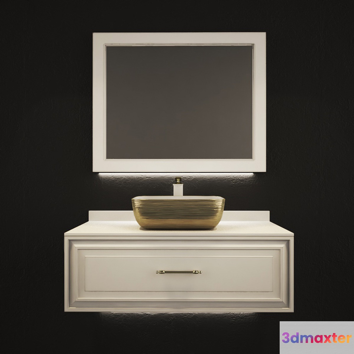 Bathroom set 3D Max