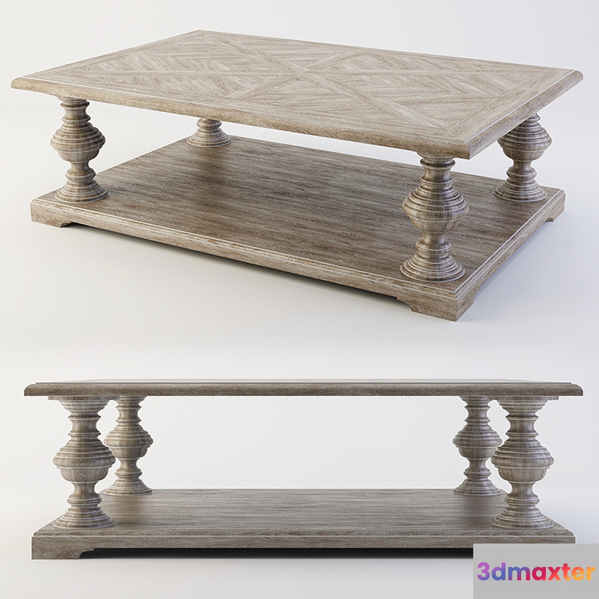 coffee table Bernhardt Campania (370-023) 3D Max