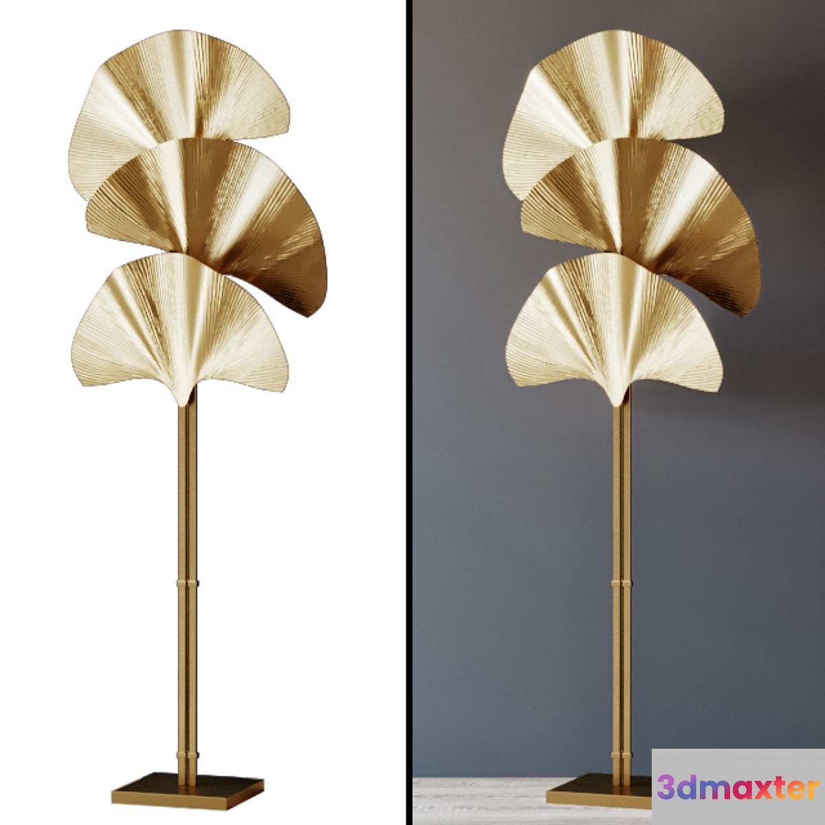Floor Lamp Floor Lamp Las Palmas Gold - No.4