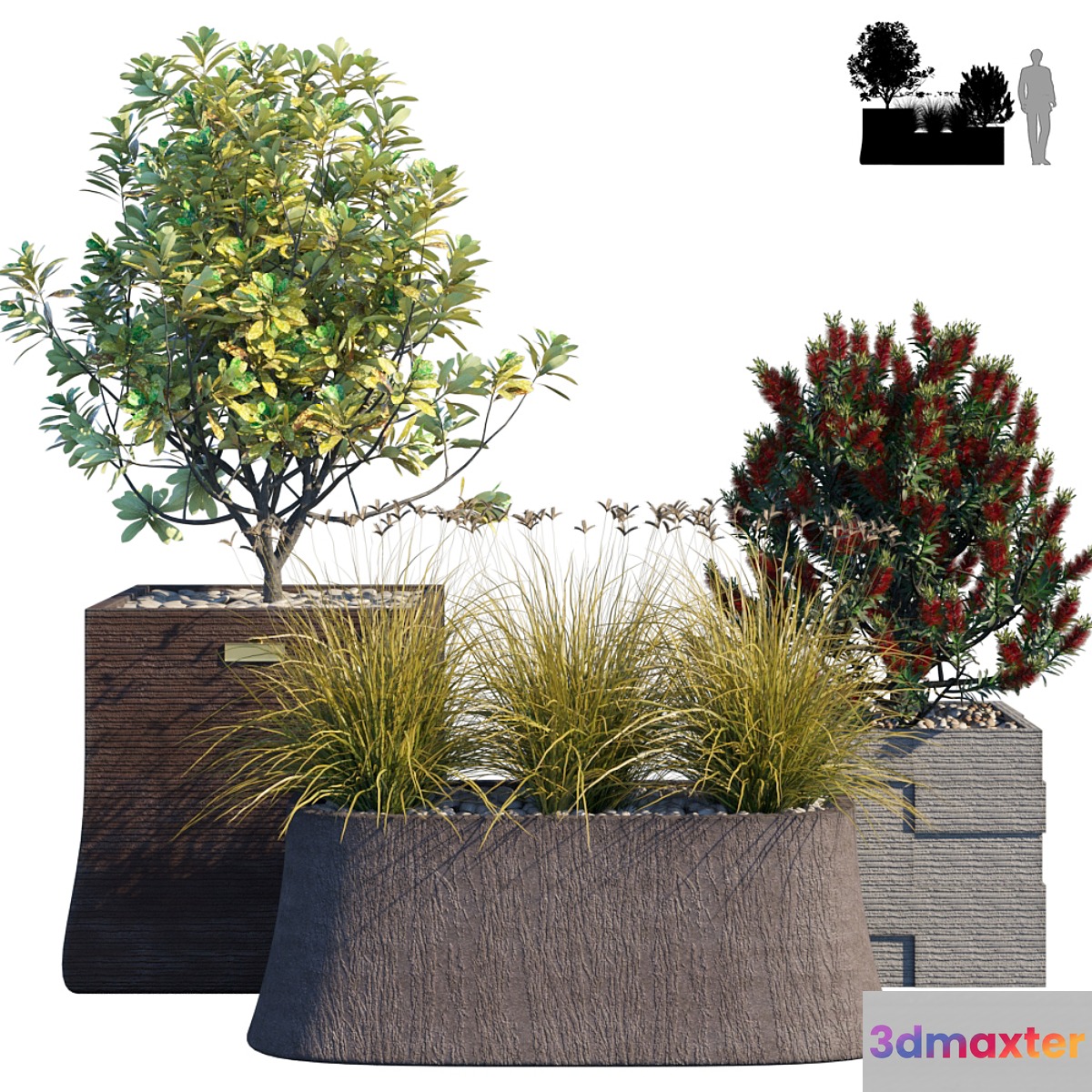 Outdoor set 18 3D Max