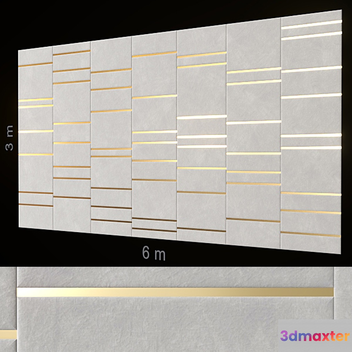 Decorative wall 160. - No.2