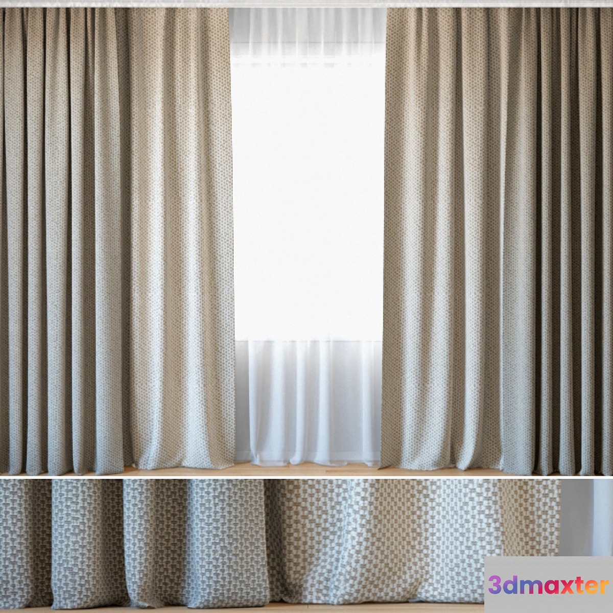 Curtains 85 | Curtains with Tulle | ROHI | Dante - No.3