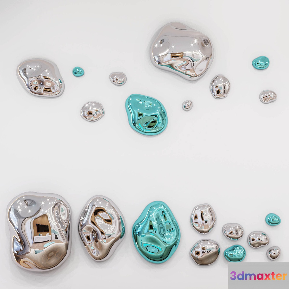 HP Decor_Wall decor_STONE 3D Max