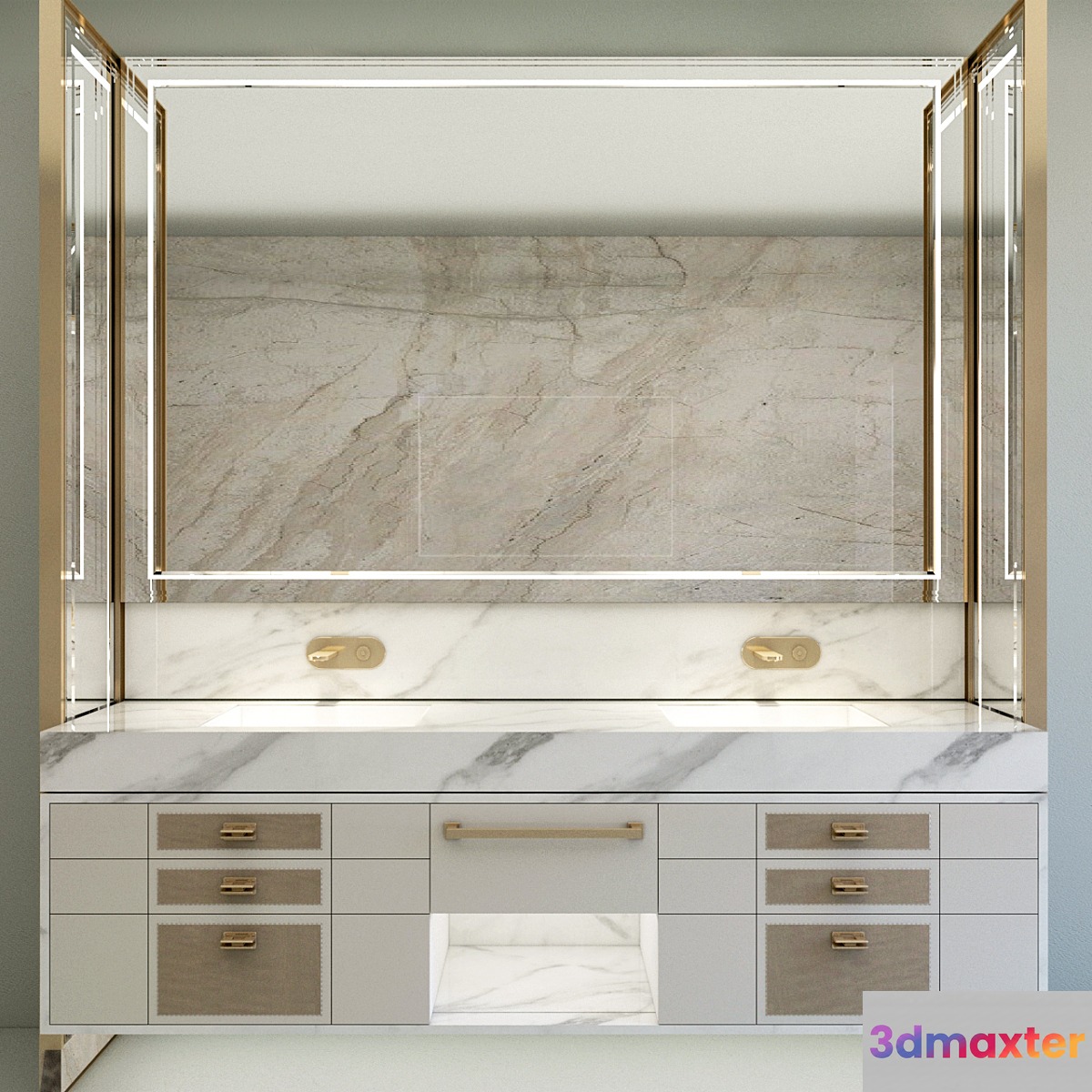 Bathroom Furniture 7 3D Max