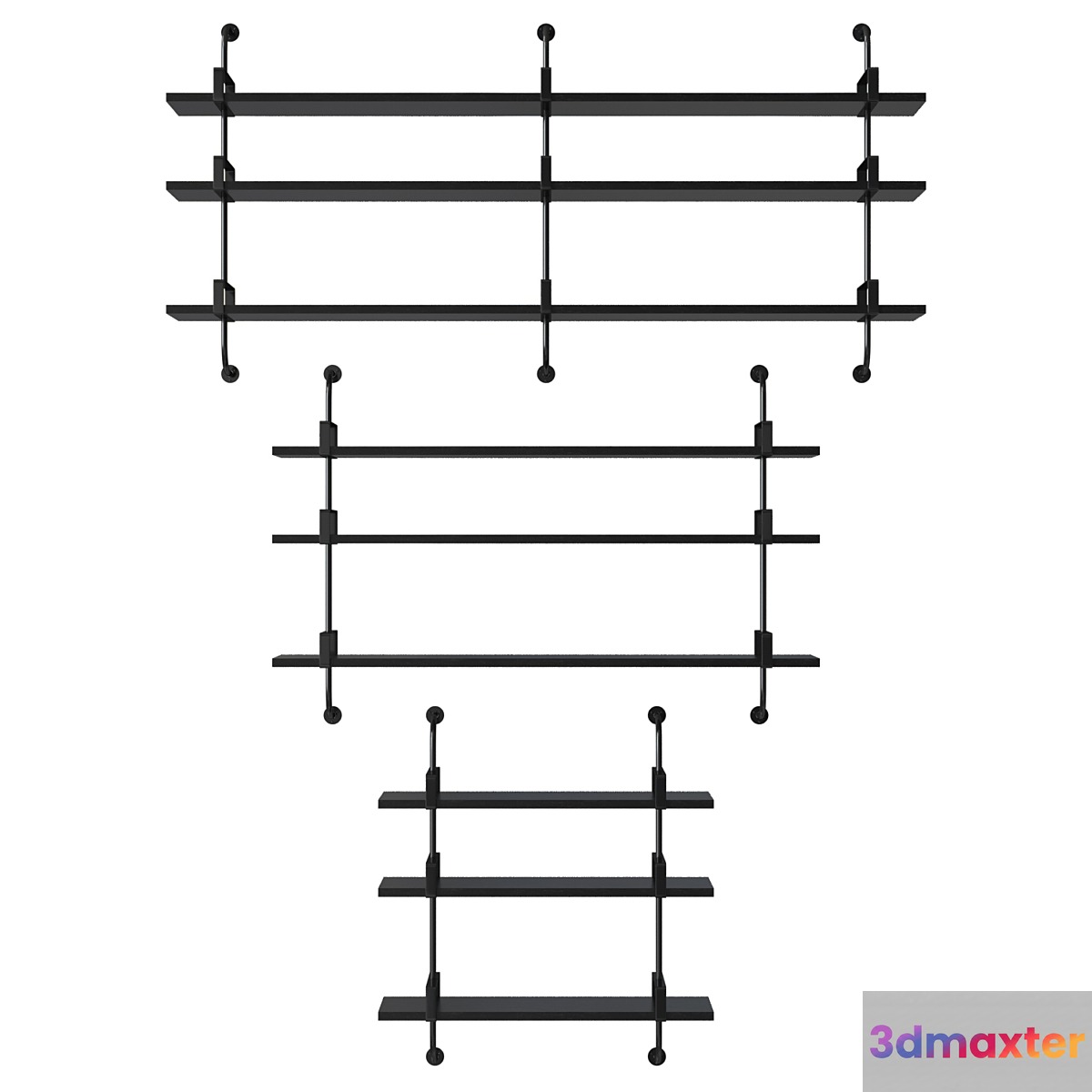 Gubi demon shelf 3D Max
