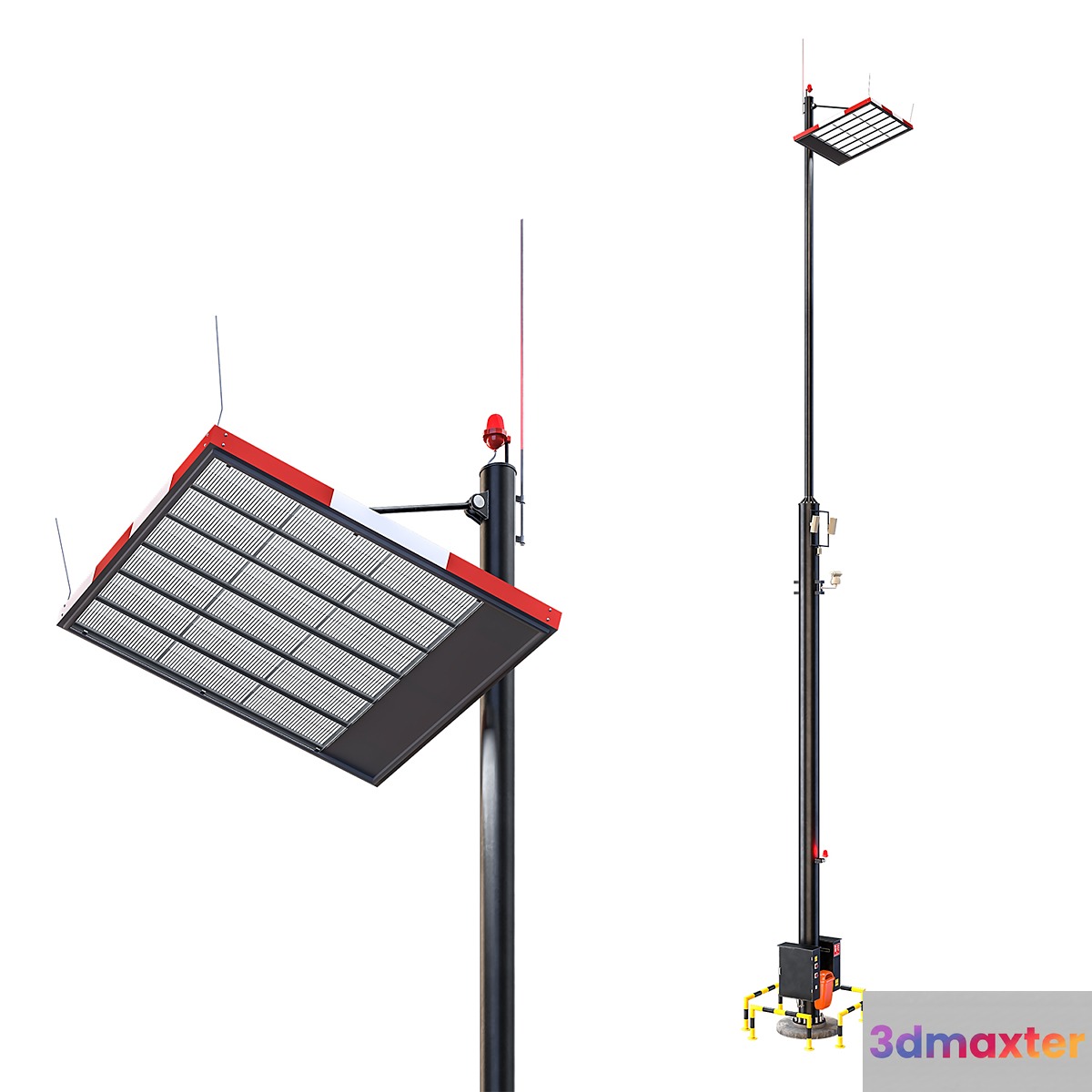 Lighting pole with EWO spotlights - No.4