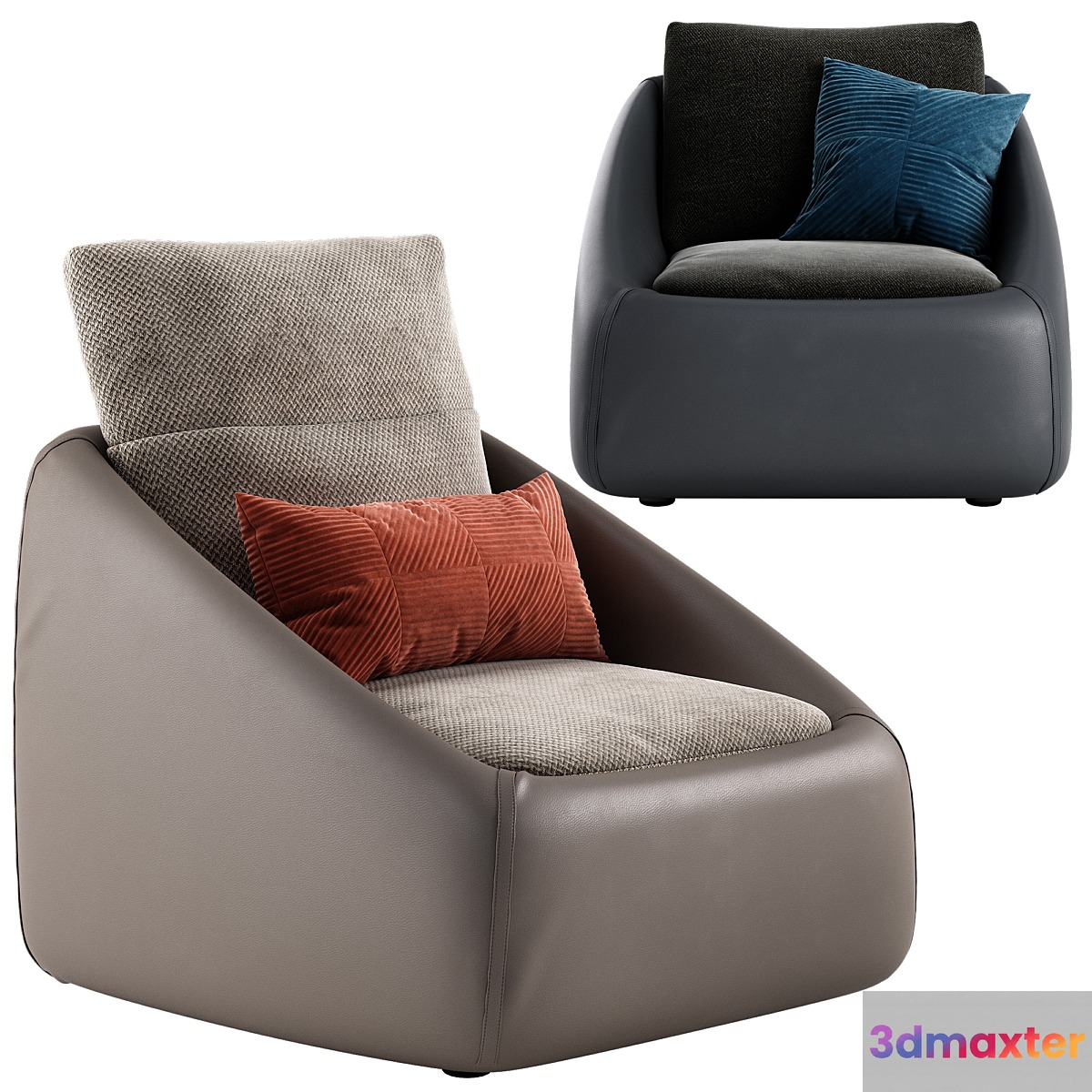 Ditre italia Bend armchair 3D Max