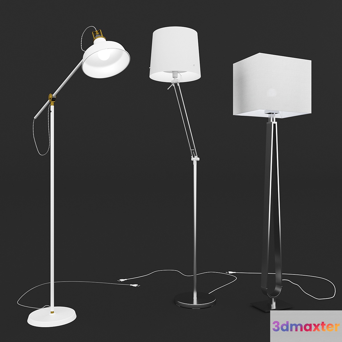 Ikea LampSet 1 3D Max