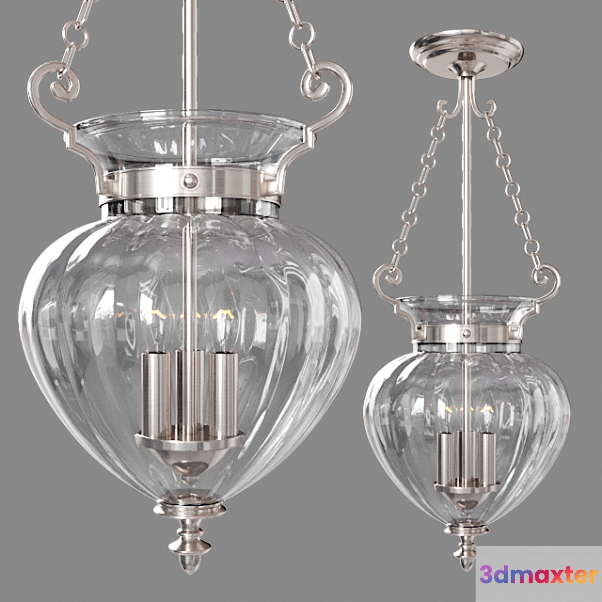 Elstead Lighting FP.PM POL NCKL 3D Max