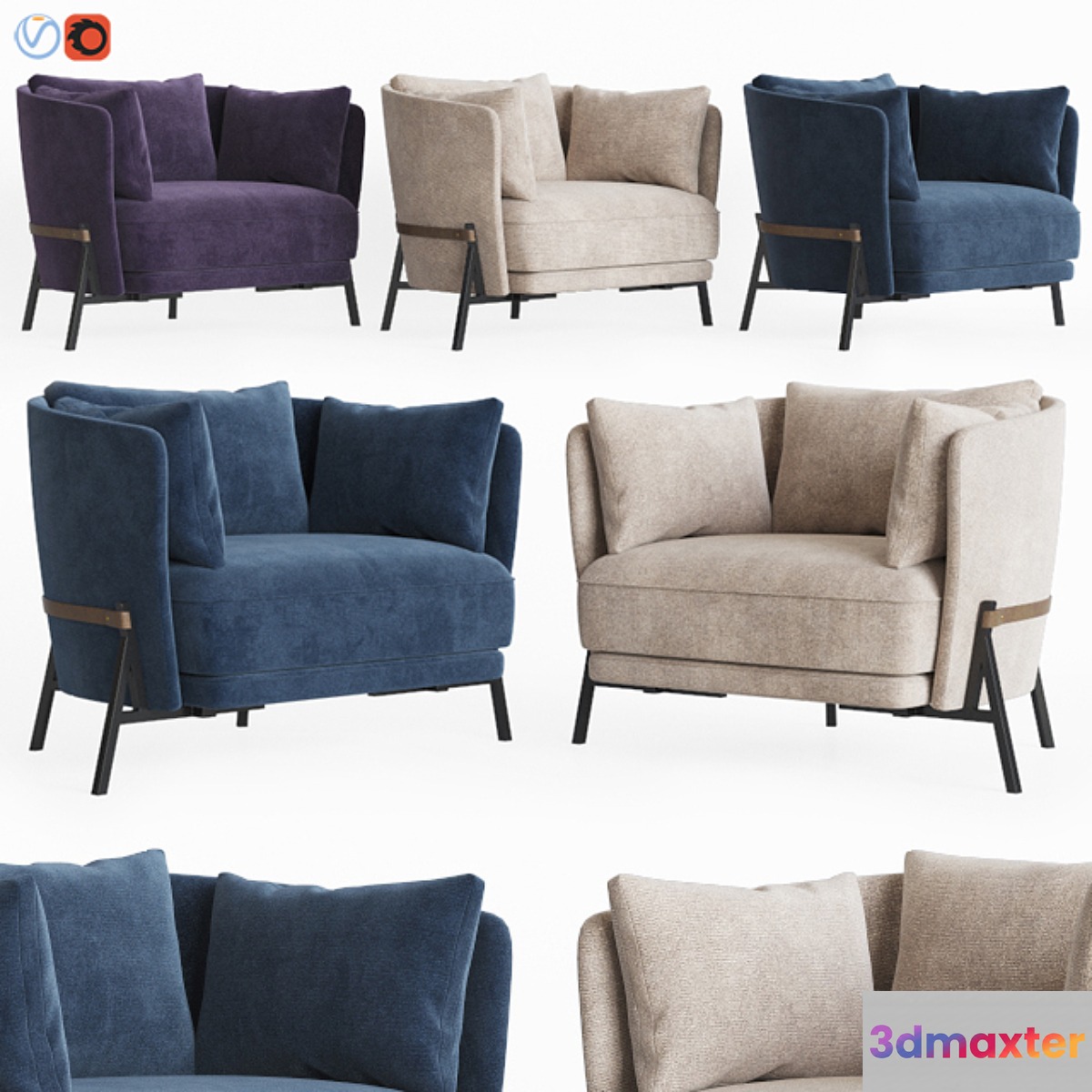 Cradle armchair arflex - No.2