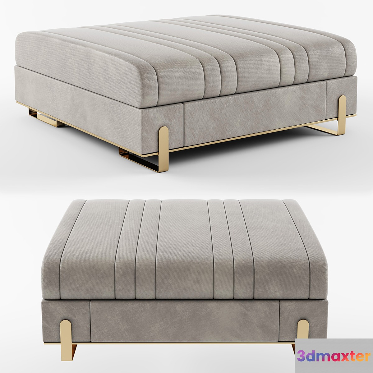 Capital Collection GRAND Pouf - No.2 3D Max