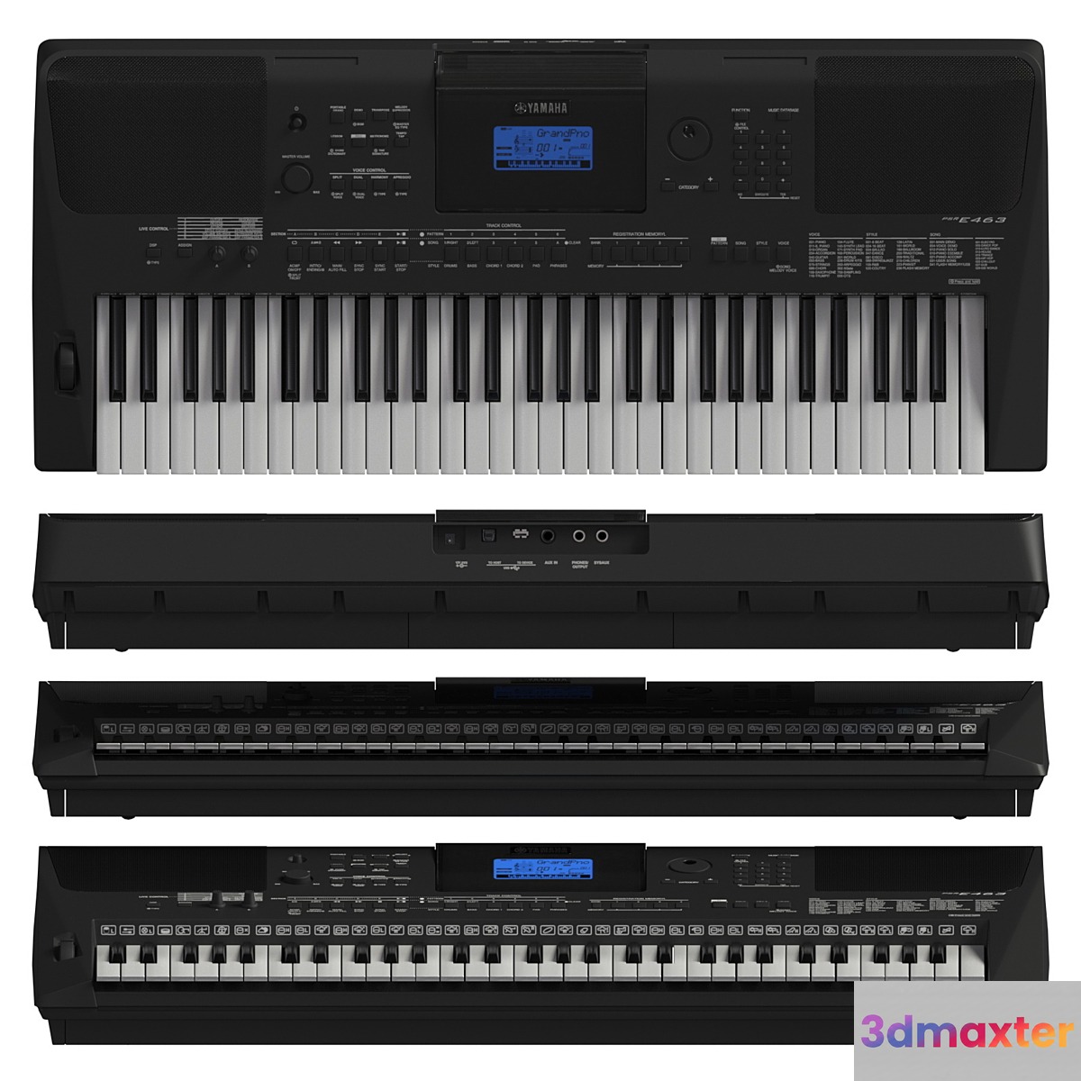 YAMAHA PSR-E453 - No.2 3D Max