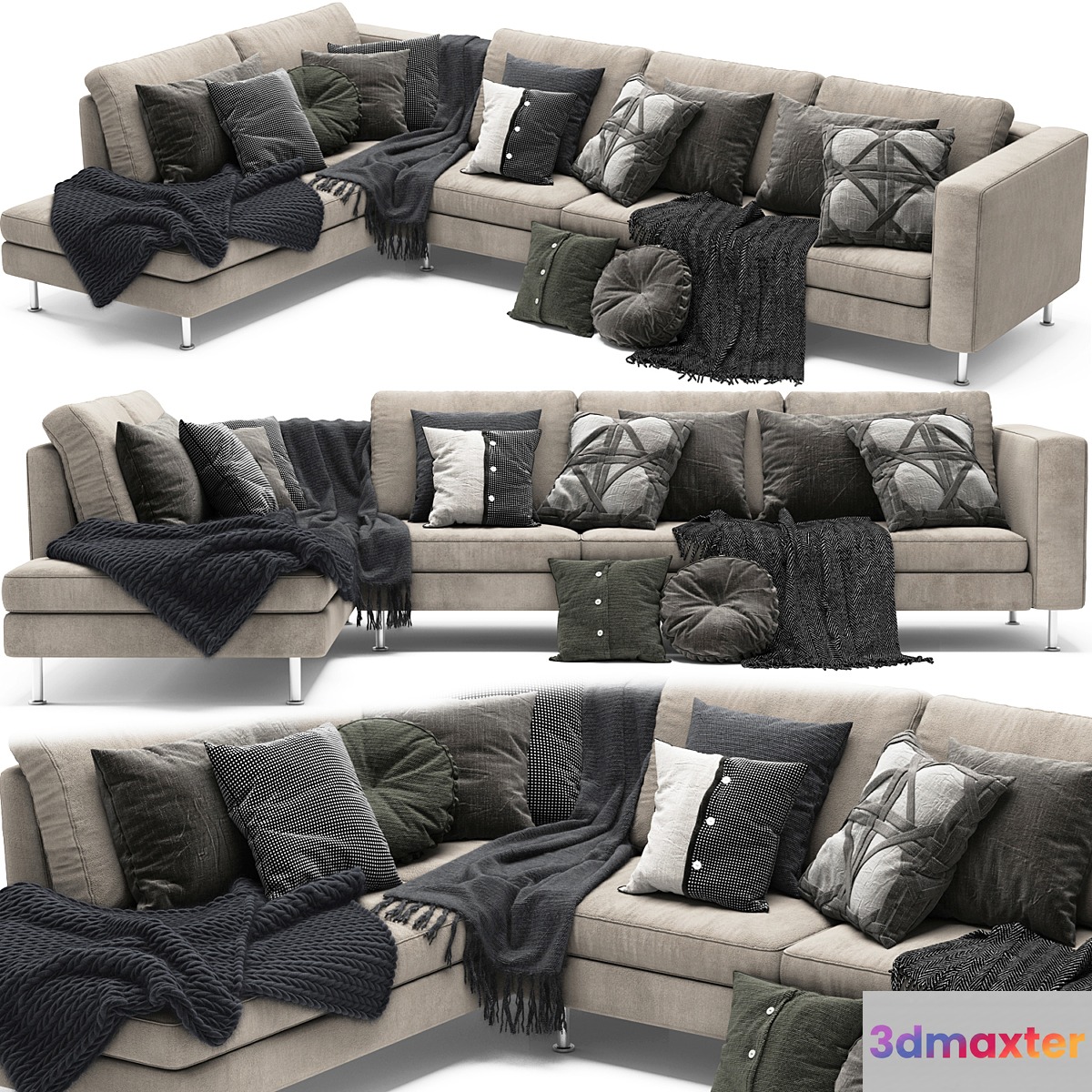 BoConcept Indivi Sofa 3D Max