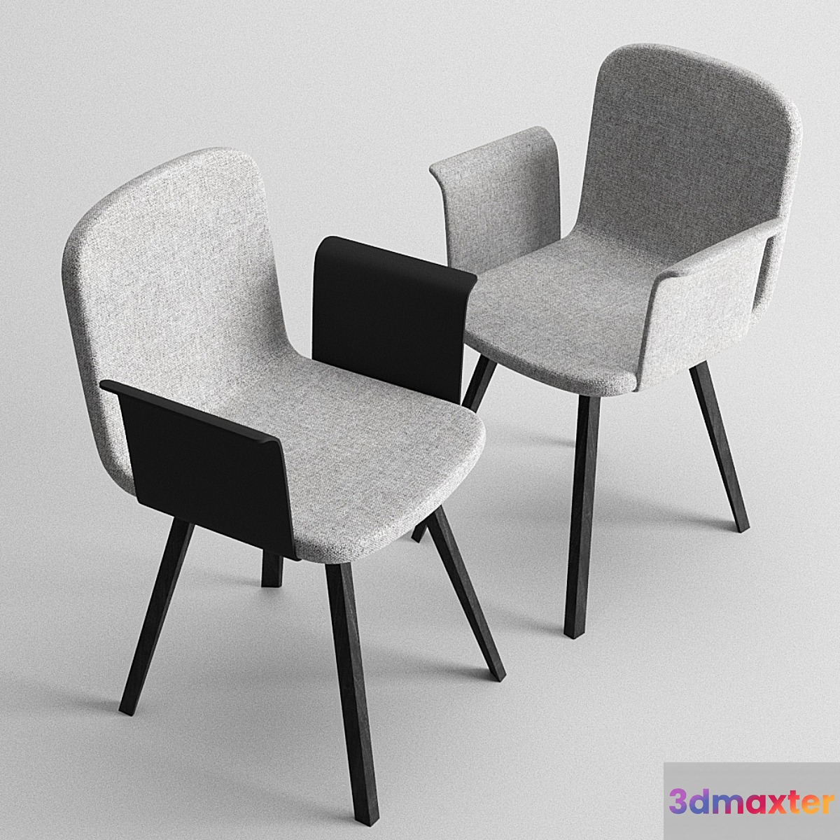 Bolia Palm Dining chair Set 3D Max