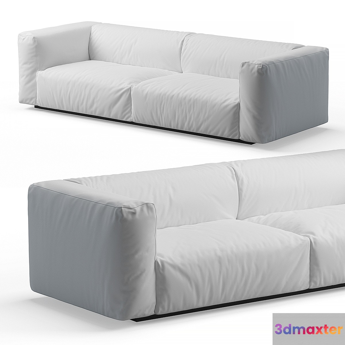 Mate 2-seater Sofa MDF Italia 3D Max